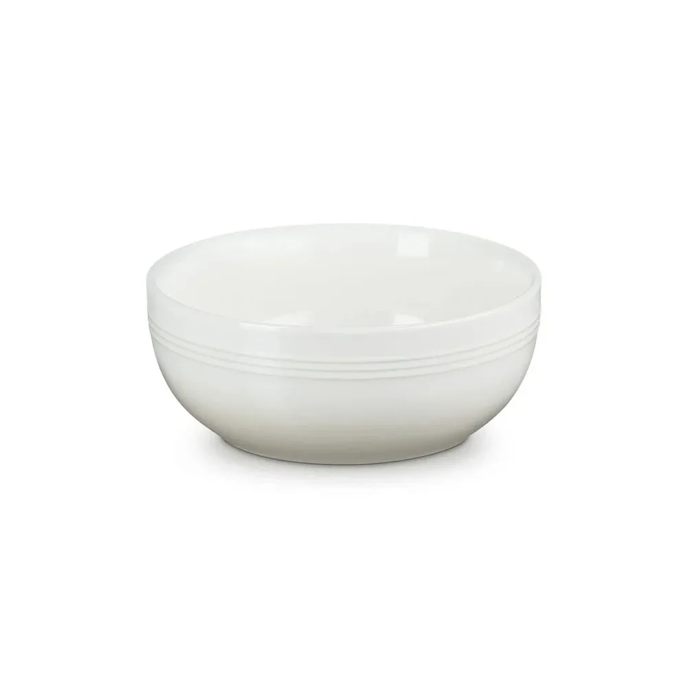 Le Creuset San Francisco Coupe Soup Cereal Bowl 26 oz 770 ml Meringue NEW NWT